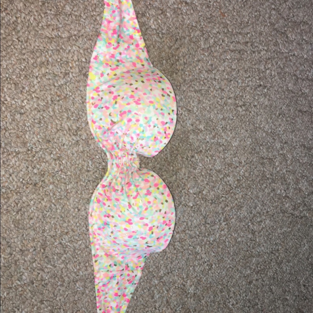 Polka dot bikini top